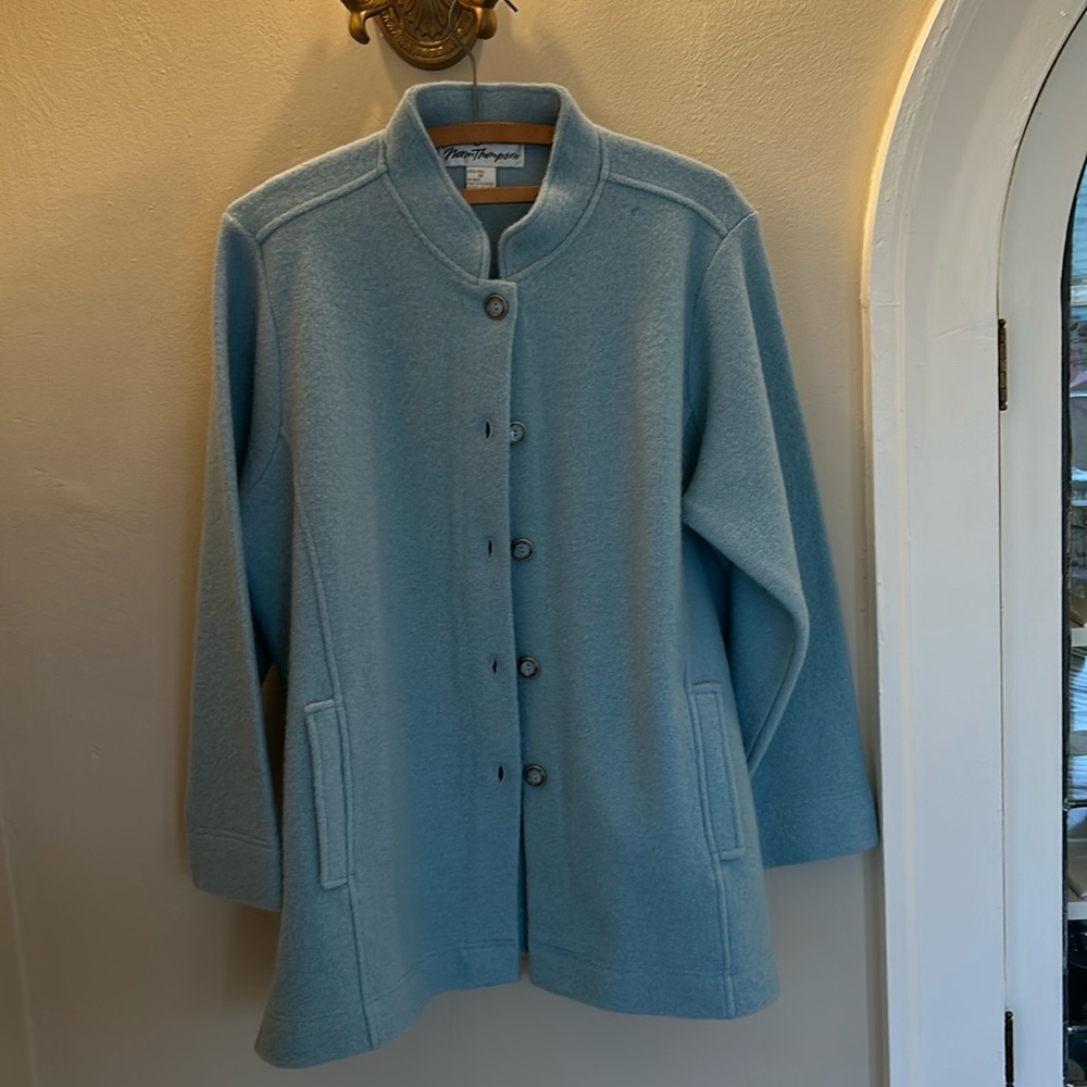Norm Thompson boiled wool jacket